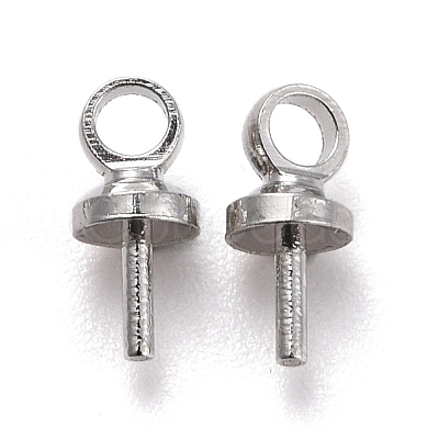 Brass Cup Peg Bails Pendants KK-Z018-01B-P-1