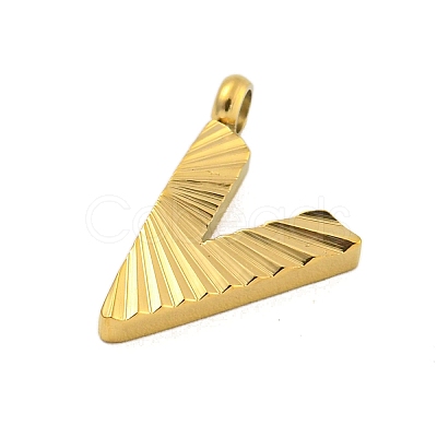 Ion Plating(IP) 304 Stainless Steel Charms STAS-G345-01G-V-1