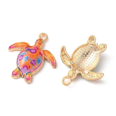 Printed Alloy Pendants AL-CBAFB12-04G-1