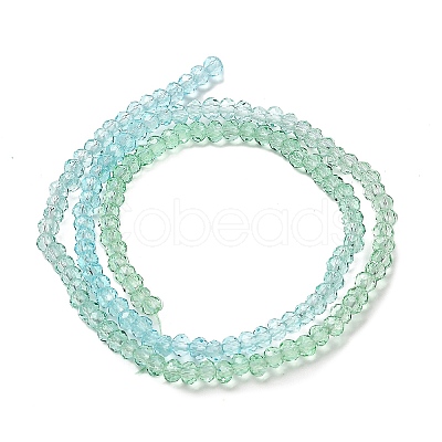 Transparent Painted Glass Beads Strands LS-DGLA-A034-T1mm-A16-1