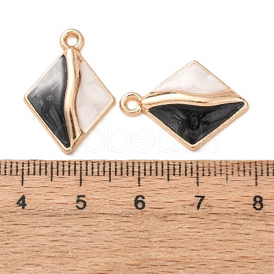 Alloy Enamel Pendants FIND-K030-02C-G-1