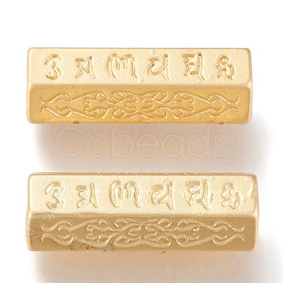 Matte Alloy Tube Beads PALLOY-N161-07A-MG-NR-1