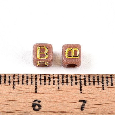 Plating Acrylic Beads OACR-N140-01B-B-1