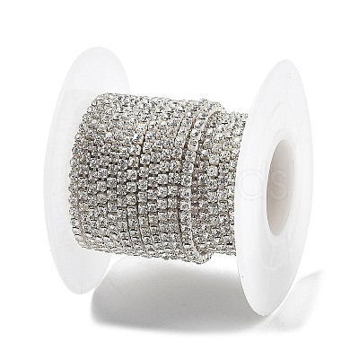 Iron Rhinestone Glass Cup Chain CH-U001-01X-1