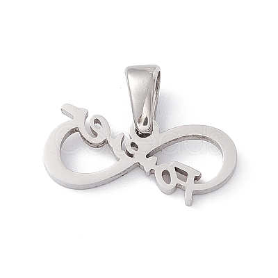 Non-Tarnish 304 Stainless Steel Charms STAS-G284-04P-1