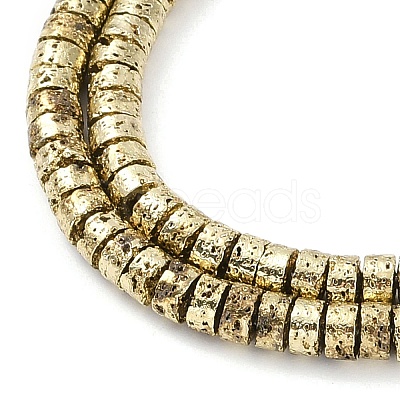 Electroplated Synthetic Non-Magnetic Hematite Beads Strands G-U003-16A-1