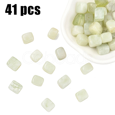 1 Strand Natural Xiuyan Jade Beads Strands G-YW0002-85-1
