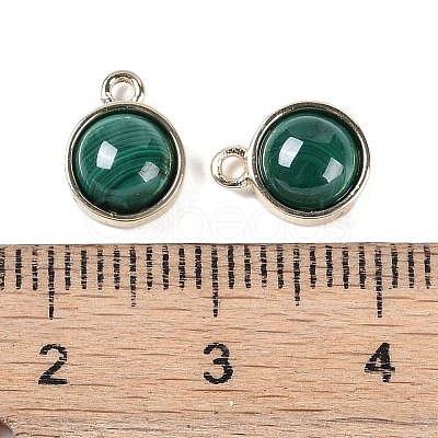 Natural Malachite Pendants G-K372-03G-10-1