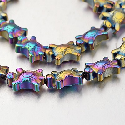 Electroplate Non-magnetic Synthetic Hematite Bead Strands G-F300-52A-02-1