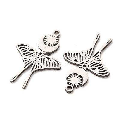 201 Stainless Steel Pendants X-SA-Z001-09P-1