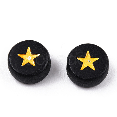 Opaque Acrylic Beads X-PACR-N006-006A-02A-1