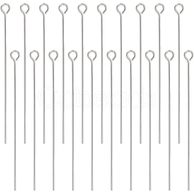 30Pcs 925 Sterling Silver Eye Pins STER-BC0002-59A-1