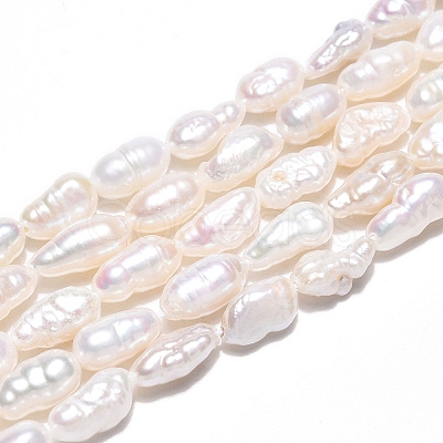 Natural Cultured Freshwater Pearl Beads Strands PEAR-N014-04H-1