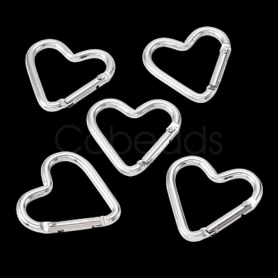 5Pcs Zinc Alloy Spring Gate Rings FIND-TA0009-73O-1
