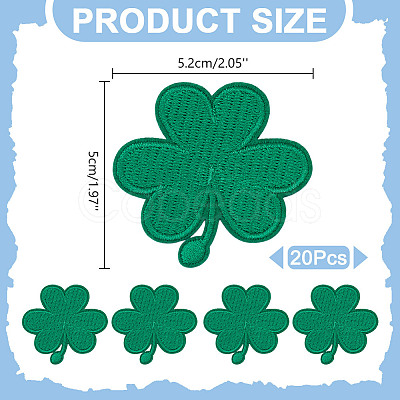 Computerized Embroidery Cloth Patches PATC-WH0002-065A-1
