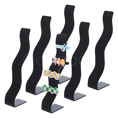Plastic Hair Clip Displays AJEW-WH00245-25A-1