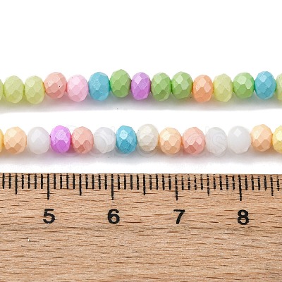 Baking Paint Glass Beads Strands LAMP-R020-03A-1