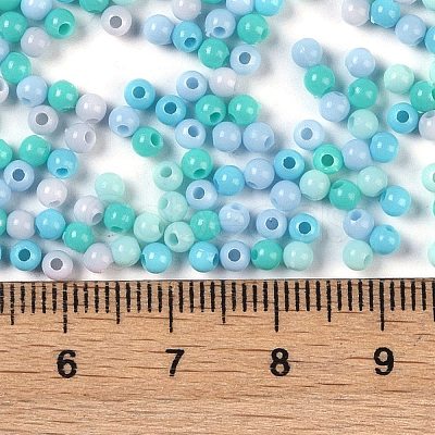 Opaque Acrylic Beads OACR-H118-07A-04-1