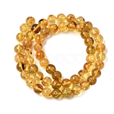 Natural Amber Beads Strands G-K376-H03-02-1