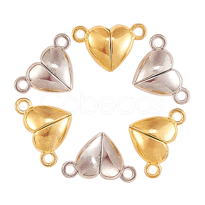 20Sets 2 Colors Alloy Magnetic Clasps PALLOY-CJ0001-155-1