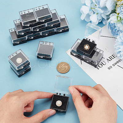Plastic Presentation Boxes for Badge Storage & Display AJEW-WH0502-09-1