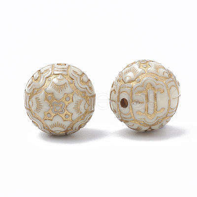 Plating Acrylic Beads X-PACR-T001-08-1