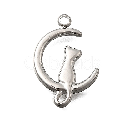 304 Stainless Steel Pendants STAS-Z163-07P-1