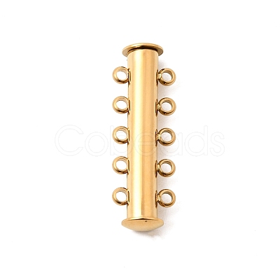 304 Stainless Steel Slide Lock Clasps STAS-F350-05D-G-1