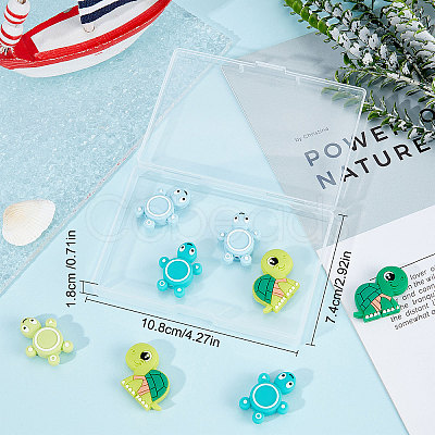 10Pcs 5 Style Silicone Beads SIL-SC0001-14-1