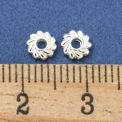 Rack Plating Zinc Alloy Beads FIND-T071-05S-1