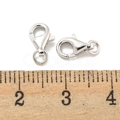 925 Sterling Silver Lobster Claw Clasps STER-C005-09P-1