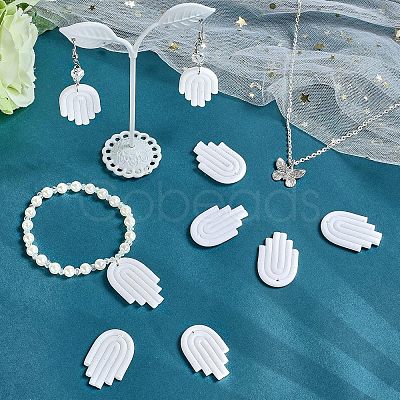 20Pcs Handmade Polymer Clay Pendants CLAY-CA0001-18-1