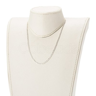 Non-Tarnish 304 Stainless Steel Figaro Chain Necklaces NJEW-JN03556-1