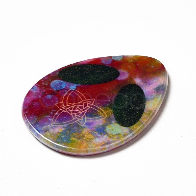 Halloween Printed  Acrylic Pendants MACR-G061-02D-1