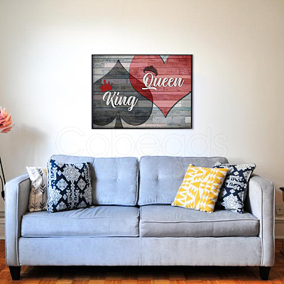 5D DIY Diamond Painting Family Theme Canvas Kits DIY-C004-64-1