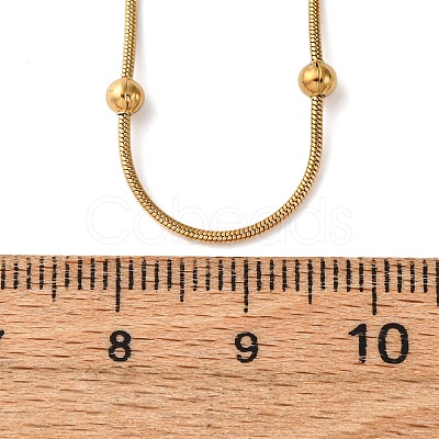 304 Stainless Steel Satellite Chains Necklaces for Women NJEW-M107-05B-G-1