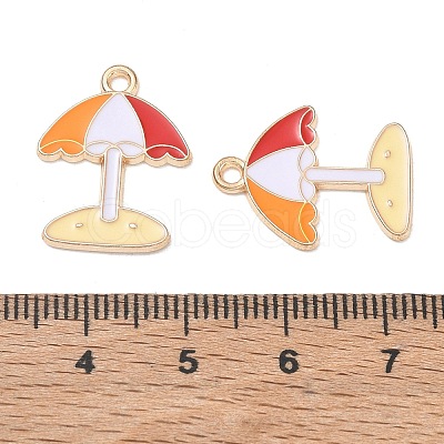 Alloy Enamel Pendants AL-CBAE435-14G-02-1