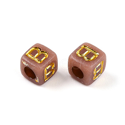 Plating Acrylic Beads OACR-N140-01B-B-1