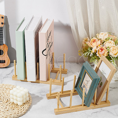 Wooden Kitchen Drying Dish Rack AJEW-WH0270-334-1