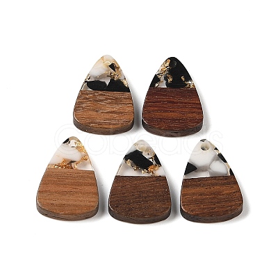 Resin & Wood Pendants WOOD-S061-02M-1