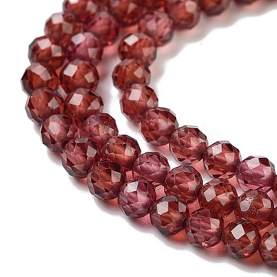 Natural Garnet Beads Strands G-B088-C11-03-1