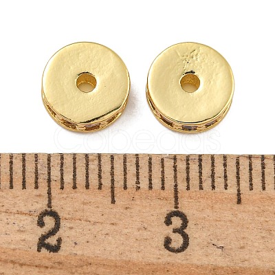 Rack Plating Brass Micro Pave Cubic Zirconia Beads KK-U030-27G-07-1