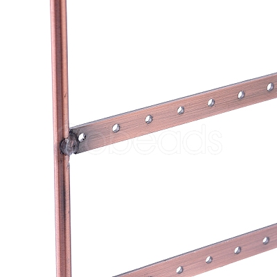 Rectangle Shape Iron 3-Tier Earring Display Stand EDIS-K002-03R-1