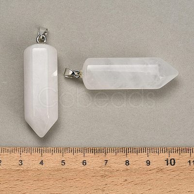 Natural Quartz Crystal Pendants GG-CBAA0EE-02P-21-1