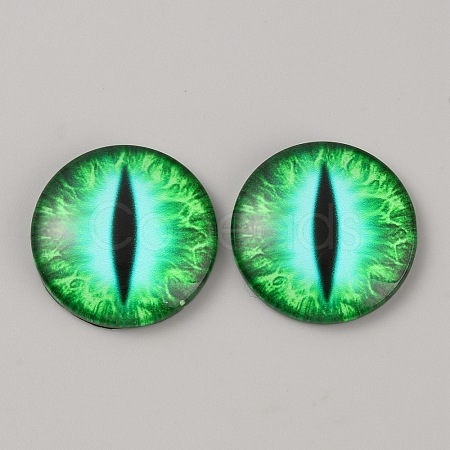 Luminous Self Adhesive Glass Eyes Cabochons DIY-WH0304-941C-32-1