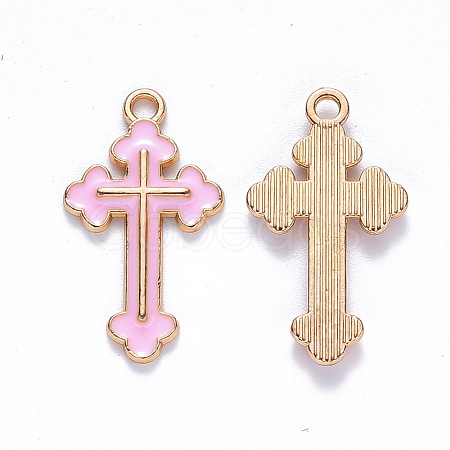 Alloy Enamel Pendants X-ENAM-S121-059C-1