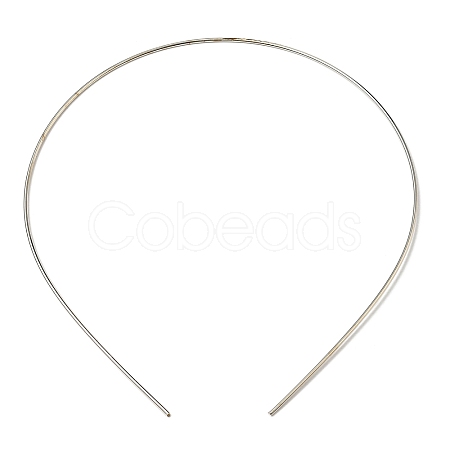 Non-Tarnish Steel Wire Hair Band Findings MAK-K021-09P-1