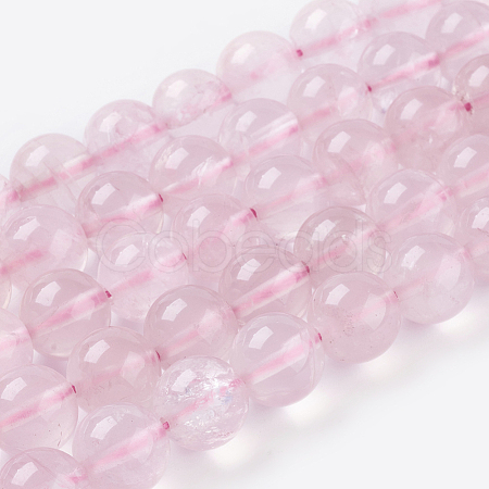 Natural Rose Quartz Beads Strands X-G-C076-12mm-3-1