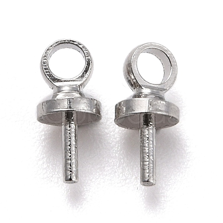 Brass Cup Peg Bails Pendants KK-Z018-01B-P-1