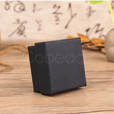 Square Cardboard Earring Jewelry Gift Boxes PW-WG62646-02-1